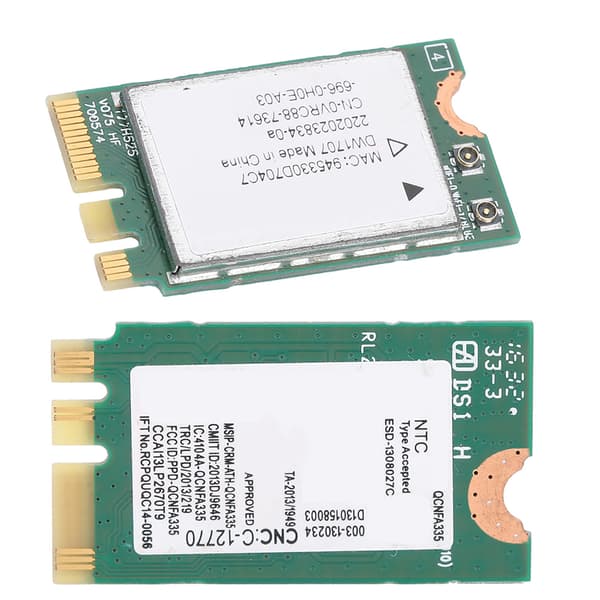 Qualcomm Atheros QCNFA335 NGFF 300M trådløst Bluetooth 4.0 nettverkskort