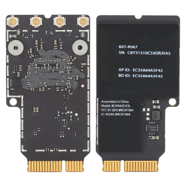 Trådløst nettverkskort for Broadcom BCM94331CD Mini PCI E WiFi for IOS A1418 A1419