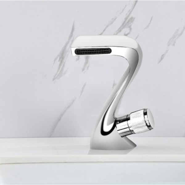 Kran Creative White Unik elegant design, kaldt og varmt vann tilgjengelig