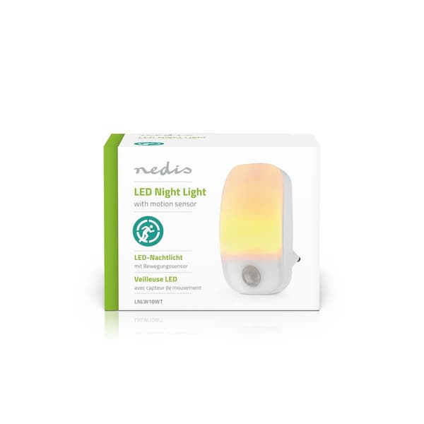 Plug-In LED Nattbelysning | Bevegelsessensor | 0.55 W | 11 lm | Varm Vit 41