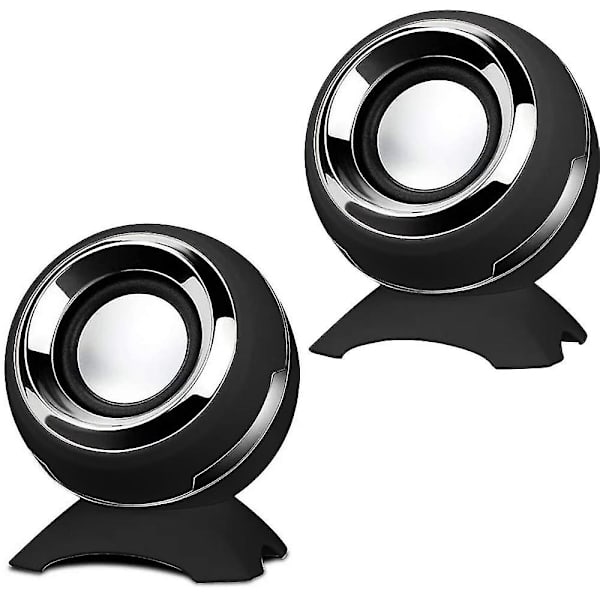 Dator Usb-power högtalare Mini Desktop-högtalare med hifi-ljud, överlägset stereoljud, dubbelt horn, perfekt för dator, bärbar dator