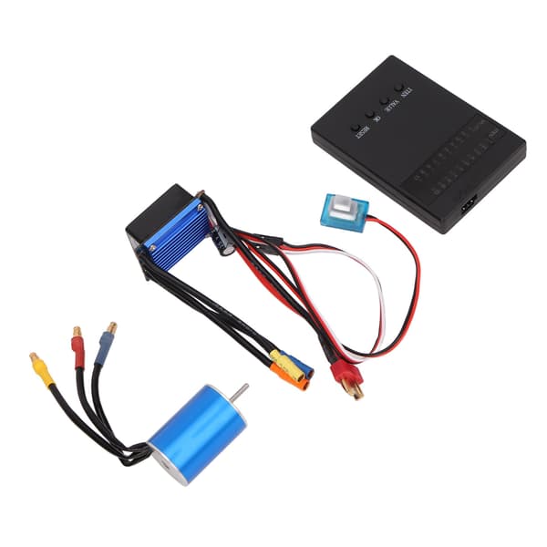 2435 3300KV Børsteløs Motor 25A ESC Programmeringskort Combo Sæt til 1/16 1/18 RC Bil