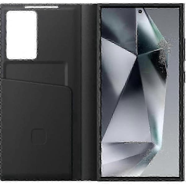 【BQ】Galaxy S23 Ultra Smart View Wallet Cover i sort