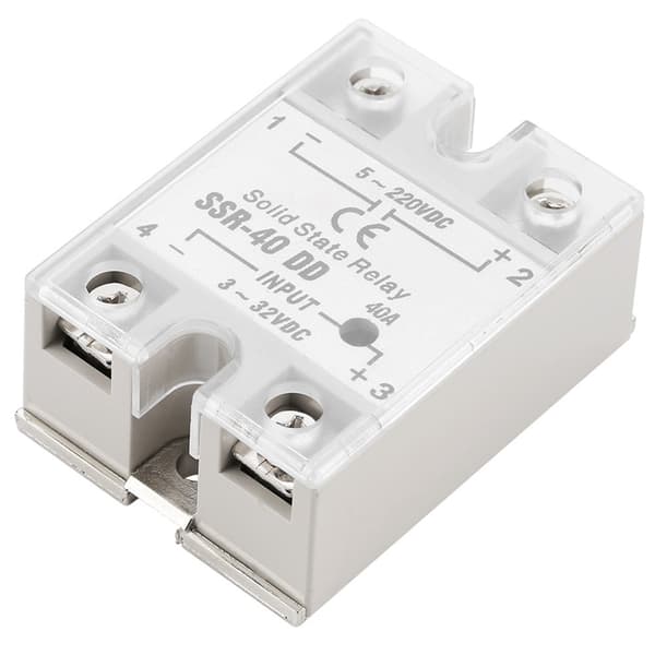 SSR-40 DD 40A 5-220VDC Solid State Relé For Industriell Automatisering