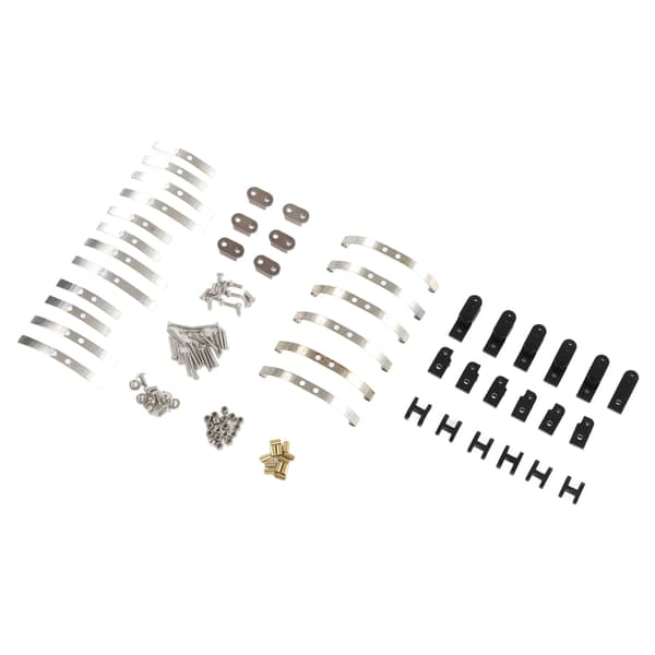 Aluminiumslegering RC Støddæmper Tilbehør Letvægts til WPL B4 24 1/16 RC Bil Sort