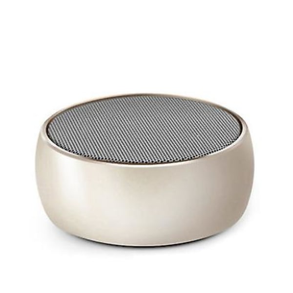 Bluetooth-høyttaler Bærbar Mini Bluetooth-høyttalerkort Trådløs metall liten høyttaler gull gold