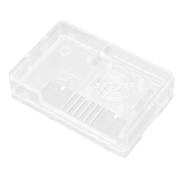 Kabinet til Raspberry Pi 4 Model B ABS Case Microcomputer Køleskal med Skridsikker Måtte