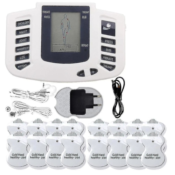Electric Tens Muscle Stimulator Digital Muscle Therapy Full Body Massager(device Set)
