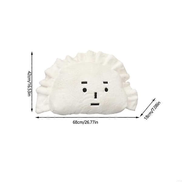 【BQ】Dumpling Emotion Kudde Tecknad Ovanlig Docka Säng Huvudstöd Soffa Sovrumskudde Present till Flickvän