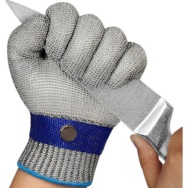 Kuttbestandige hansker Grade 9 Cutting rustfritt stål Wire Mesh hansker M