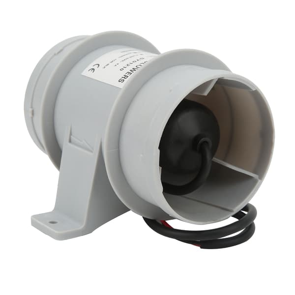 3 tommer højeffektiv ventilationsventilator blæser inline luftblæser til yacht RV DC12V