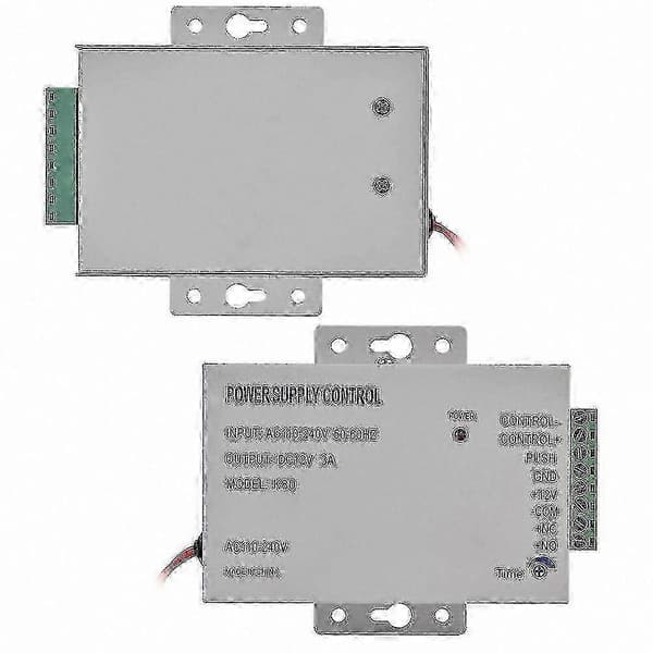 12V DC 3A strömförsörjning för åtkomstkontroll för dörrsystem med kompakt elektriskt lås white