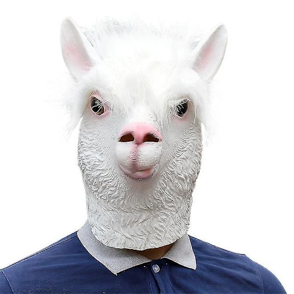 Halloween Funny Mask Alpaca Mask