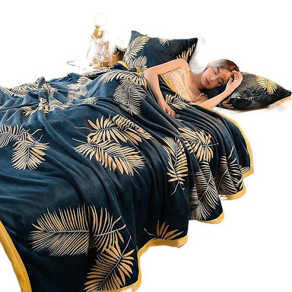 Coral Fleece Tæppe Flanell Gave Tæppe Nap Tæppe Vinterbetræk Tæppe Enkelt Dobbeltseng Lagen Dyne Meow meow 150*200cm