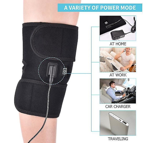 Elvärme Knäskydd Hot Compress Moxibustion Fever Knäskydd Äldre Knävärmare Xinda US plug