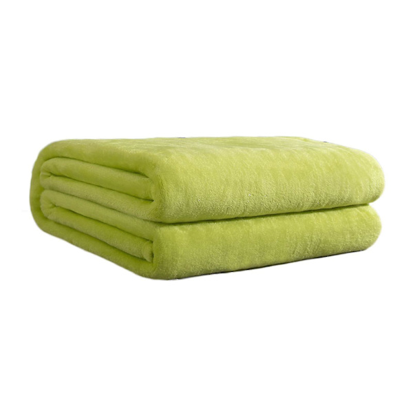 Täckefilt Mikrofiberflanell Mjuka filtar för bäddsoffor till soffa Ultravarma för alla årstider Gratis frakt Xinda Fruit Green 100*180CM