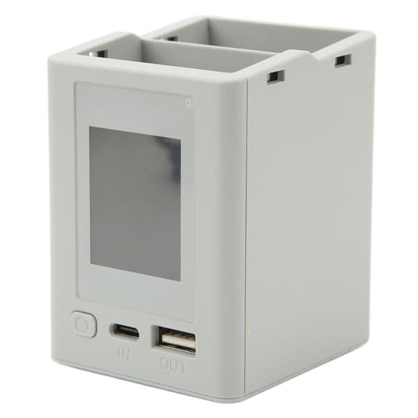 DJI Mini 3 Drone 2-veis PD Hurtigladehub USB LCD Batterilader Fargeskjerm Grå