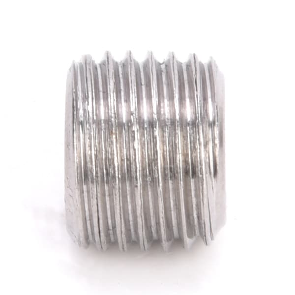 10 stk. 304 rustfritt stål rørfittingsplugg Hode Hann-gjenge BSPP Hex Plugg Hode 3/8in