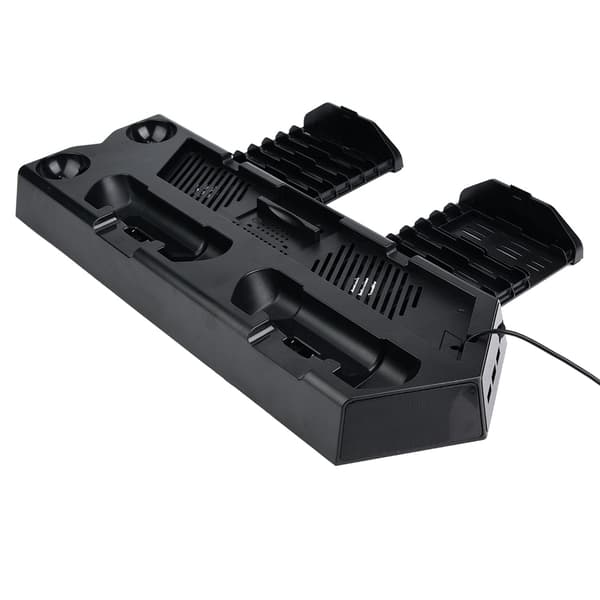 PS4 Slim Pro VR Bærbar 3 i 1 Ladestasjon Laderbase