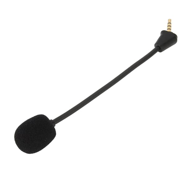 Mikrofonerstatning 3,5 mm Avtakbar Spillmikrofon for Hyper X Cloud II Trådløs Cloud Core Cloud Pro Silver Cloudx