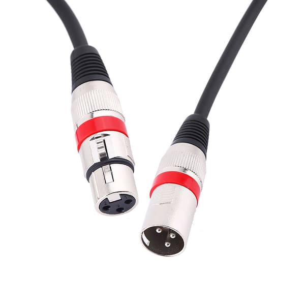 1M han til hun XLR-kabel - afskærmet lydledning til mikrofonmixer