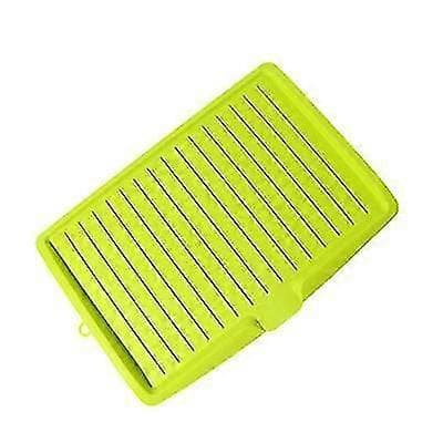 Diskställ Droppbricka Diskavrinningsmatta Plast Kök Disk Torkställning Disk Avrinningsbräda Diskho Sidodropp 1 st Green