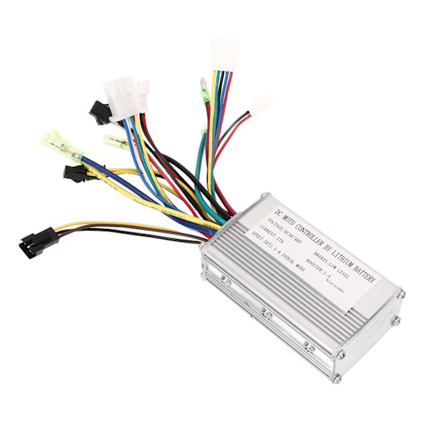 DC Motor Controller Ledningsnet Lithium Batteri Elcykel 36V 48V 17A