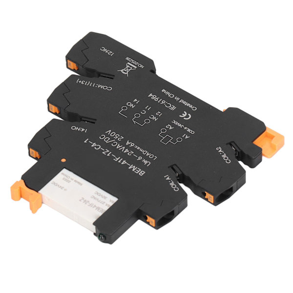 DC Control AC Ultratyndt Relæ DIN-skinne Montering Solid State SPDT 6A 6-24V Modul
