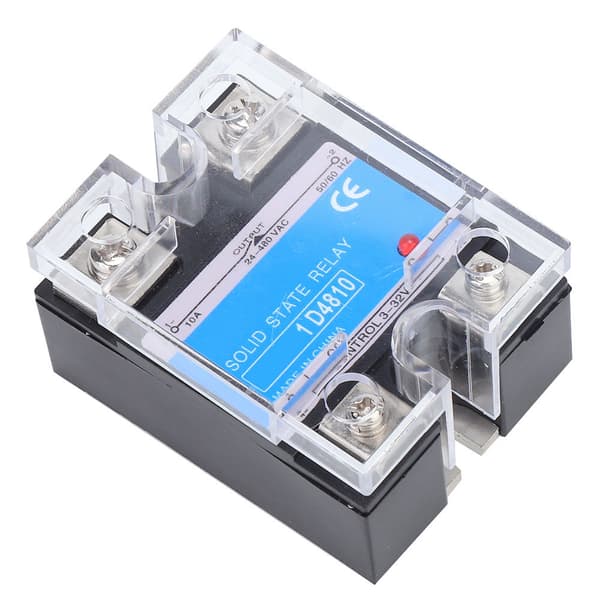 Solid State Relay 3-32VDC tulo 24-480VAC kuorma DC AC SSR sähkölaitteet (BERM-1D 4810)