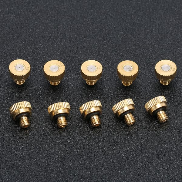 10 st 0,2 mm lågtrycksdimmunstycke kylspraymunstycke