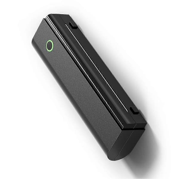 Bærbare printere til rejser, N80 trådløs termoprinter Bluetooth blækfri, til iOS, Android, bærbar computer til kontor, hjem Musta