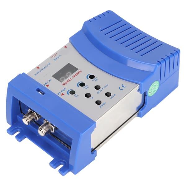 HD Modulator PAL NTSC Format Drive Free HD Multimedia Interface AV til RF Konverter til Hjemme TV 90‑240VUS Stik