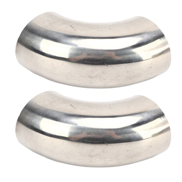 2 stk. 90 Graders Albue Wastegate Dump Valve Rør 1,5 tommer Rustfrit Stål Universal Pasform til Biler