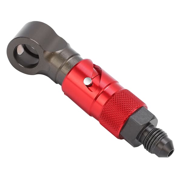 Bremseslange Quick Release Adapter Fitting Buet Universal for oljebrenselslange Rød