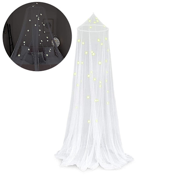 Myggenet Børneseng Glowing Stars Stor Fluenet Seng