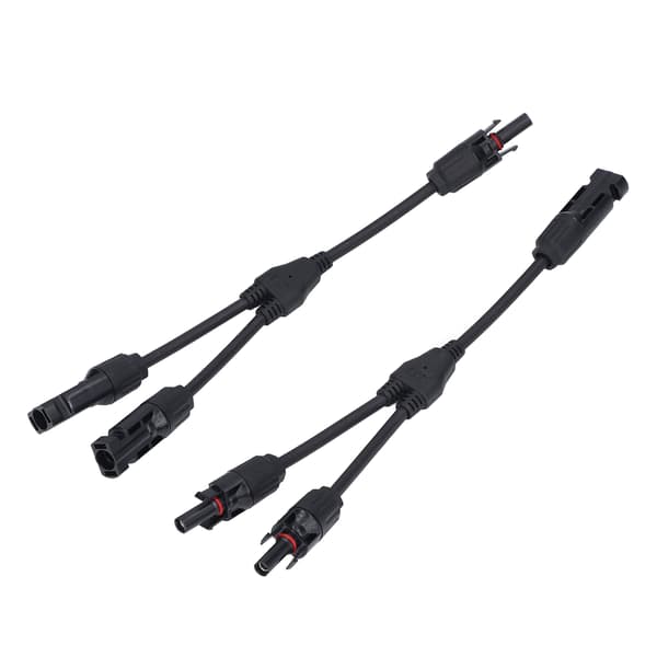 Y-gren Parallel Adapter Messing PPO 3-vejs Solar Stikforbindelse 2 til 1 Batteripanel Konnektorer 1000V
