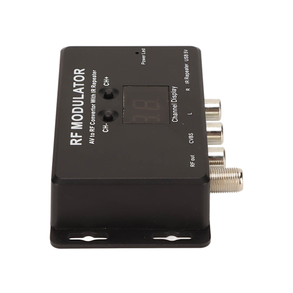 RF Modulator Professionel AV til RF Konverter med IR Repeater til Set Top Box DVR DVD