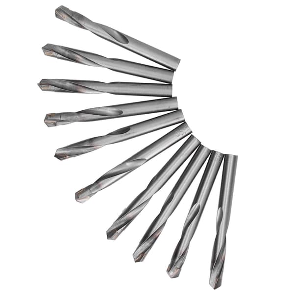10 stk. lige skaft spiralbor Wolframstål Gravering Fræser CNC Router Bit 11mm
