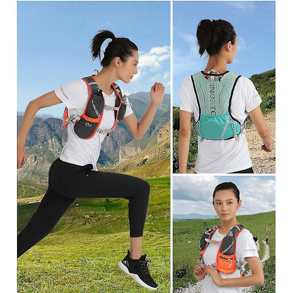 Lättvikt Slim Running Ryggsäck Thoracic Waist Comfort Fit