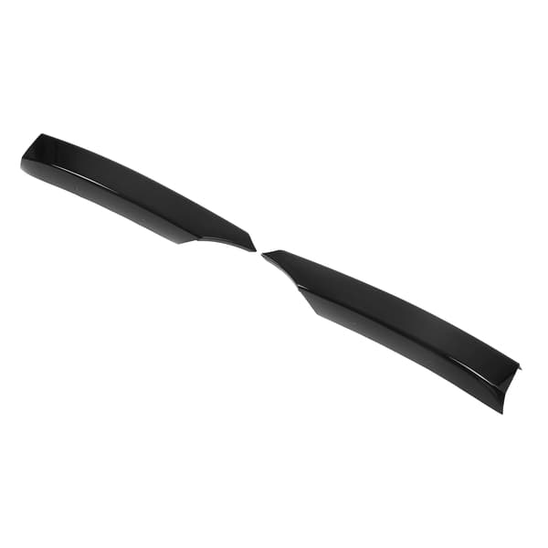 2 stk. Blanke Sorte Forlygte Spoiler Venstre Højre til 1 Serie E82 E88 M‑Tech 2008‑2013