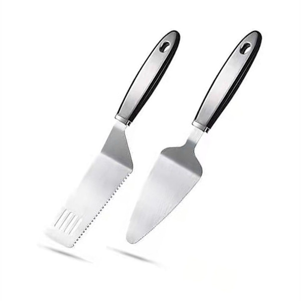 Cake Lifter Rostfritt stål Cake Server Set Cake Cutter tandad spatel