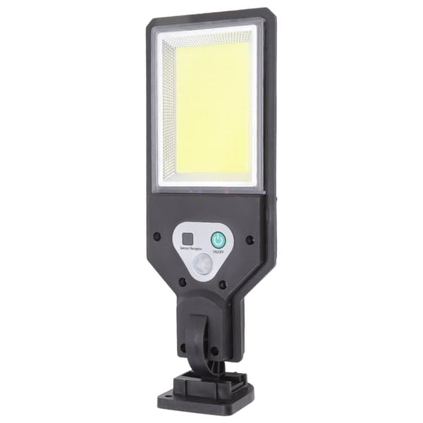 Utendørs Solar LED Gatelampe 3000LM Bevegelsessensor 3 Moduser IP65 Vanntett for Hage Terrasse Sti Veranda