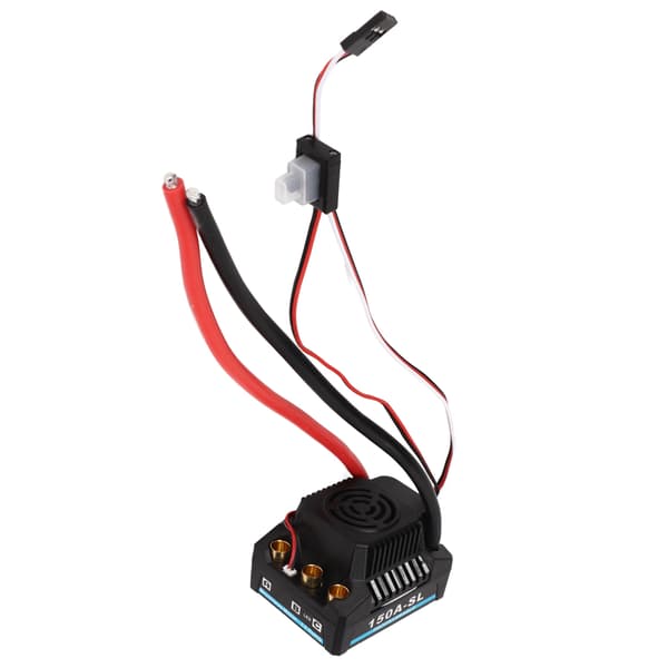 150A Vanntett Børsteløs ESC 5A 5.8V Elektronisk Hastighetskontroller for 1/8 RC Bil