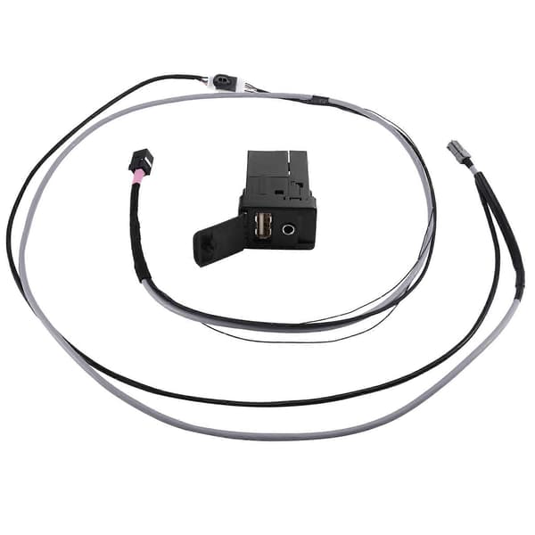 【BQ】USB AUX Interface Switch 5-Pin Plug Adapter Cable Kit for Toyota Corolla Camry Reiz RAV4 Prius Verso Highlander