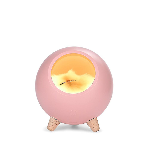 Creative Night Light Sängbord Matning Sovlampa Led Ambient Light For Gift Pink