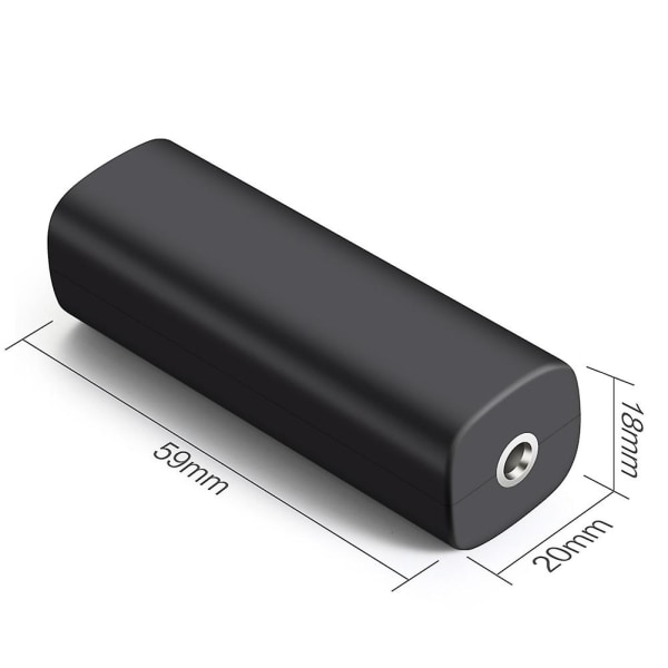 3,5 mm Aux Audio Noise Filter Eliminera för bilstereo hemmastereo Black