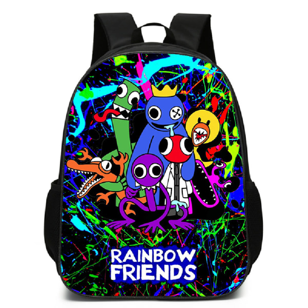 ny stil Rainbow Friends Ryggsekk Gutter Skolevesker Reiseryggsekker Barnegaver Ryggsekksett Skulderveske Penal Backpack