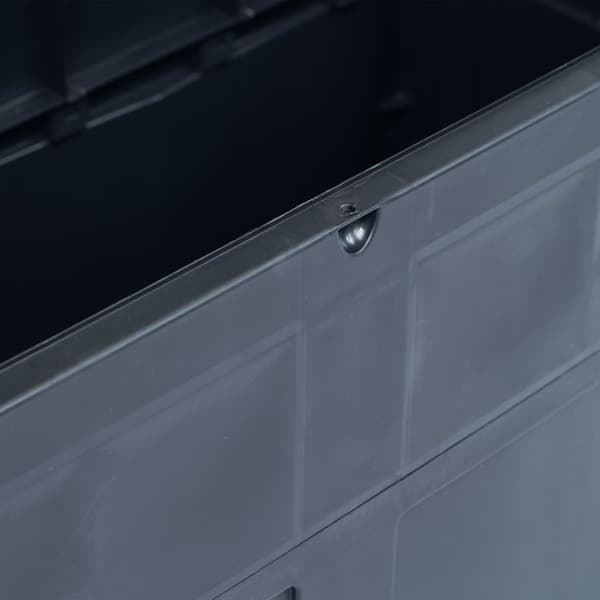 【BQ】vidaXL Tyynylaatikko 320 litraa musta Black Svart