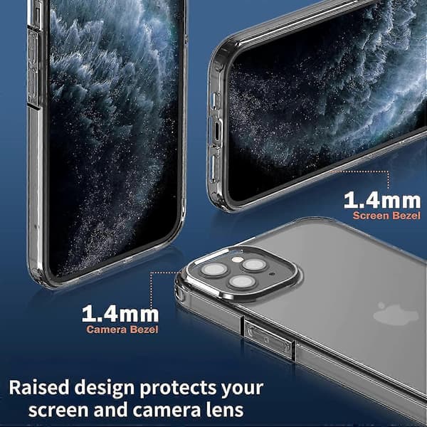 Gjennomsiktig silikondeksel kompatibelt med iPhone 7, iPhone 7 Plus, iPhone X, iPhone Xr, iPhone 11/11 Pro, iPhone 11 Pro Max-deksel for iPhone 11 pro max