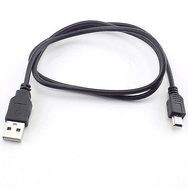 Mini USB 2.0 A uros ja mini 5 nastainen uros B-liitin Data Latauskaapeli Johdon sovitin Jatkolataus DC 5v linja johdot